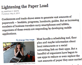 ATIV's EventPilot clients mentioned in the New York Times