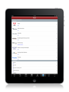 EventPilot conference App Exhibitor List