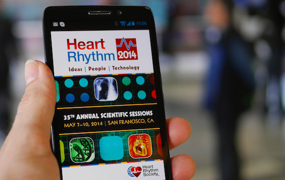 HRS Heart Rhythm Society Medical Green Meeting App 2014