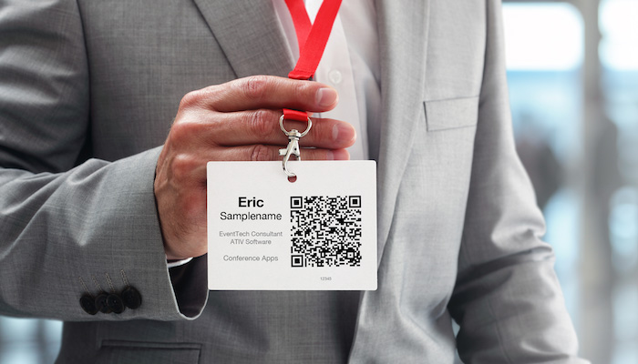 networking badge scanner in event app