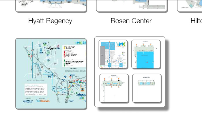 multi map venues in conference app