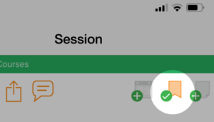 Event app bookmark icon