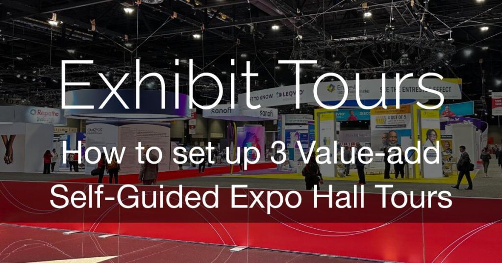 self-guided exhibit hall tours