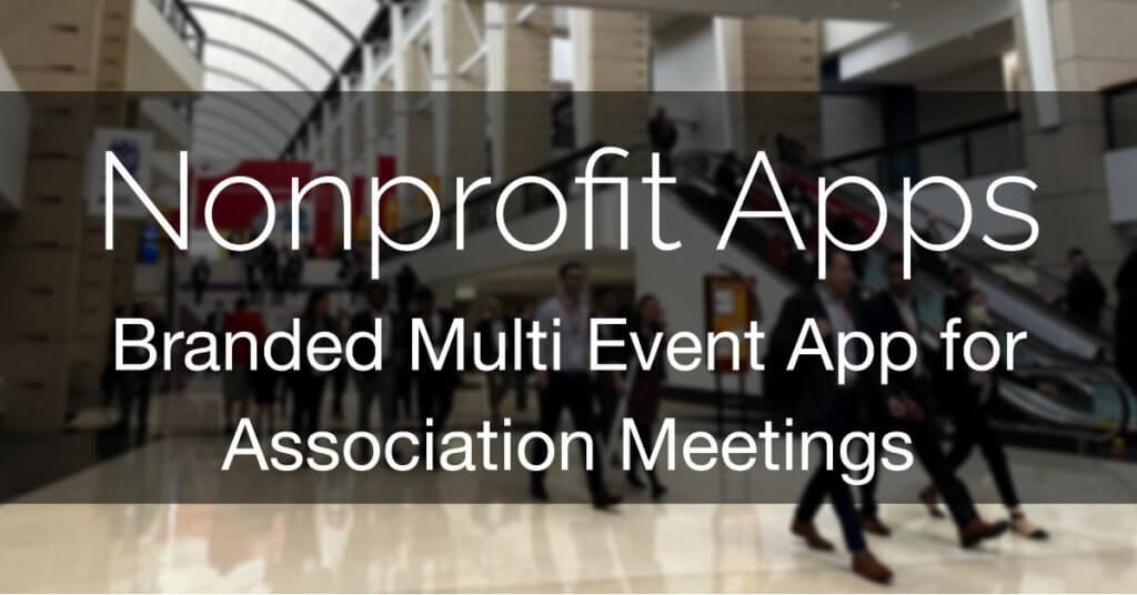 nonprofit conference app for association meetings
