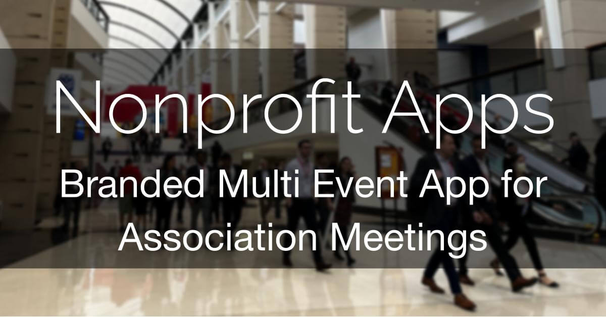 nonprofit conference app