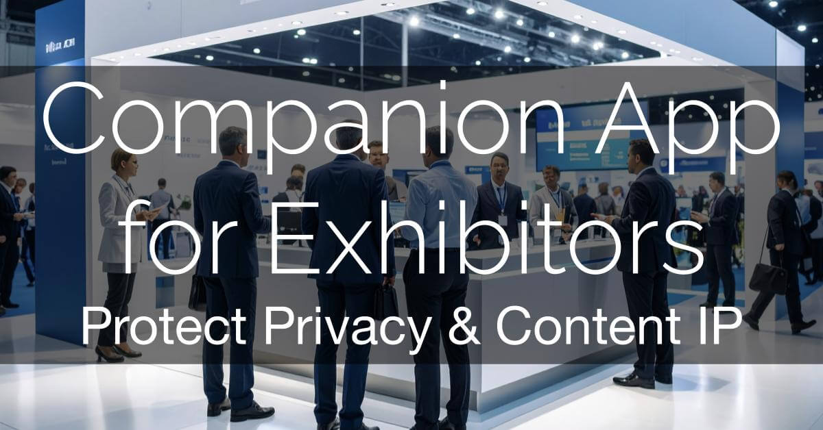 companion app for exhibitors Companion Event App for Exhibitors