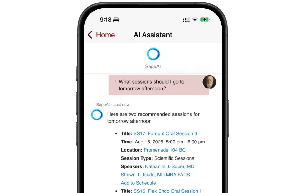 EventPilot AI Assistant for conferences - natural language attendee support