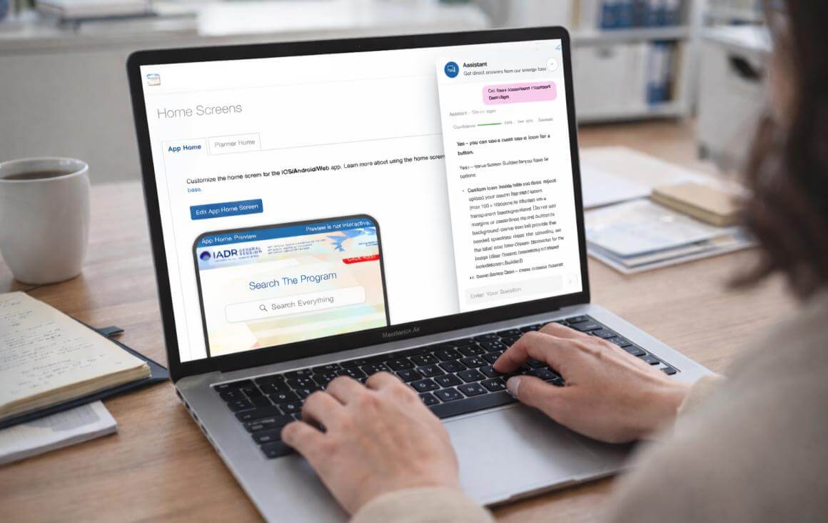 Conference App Builder with AI Assistant